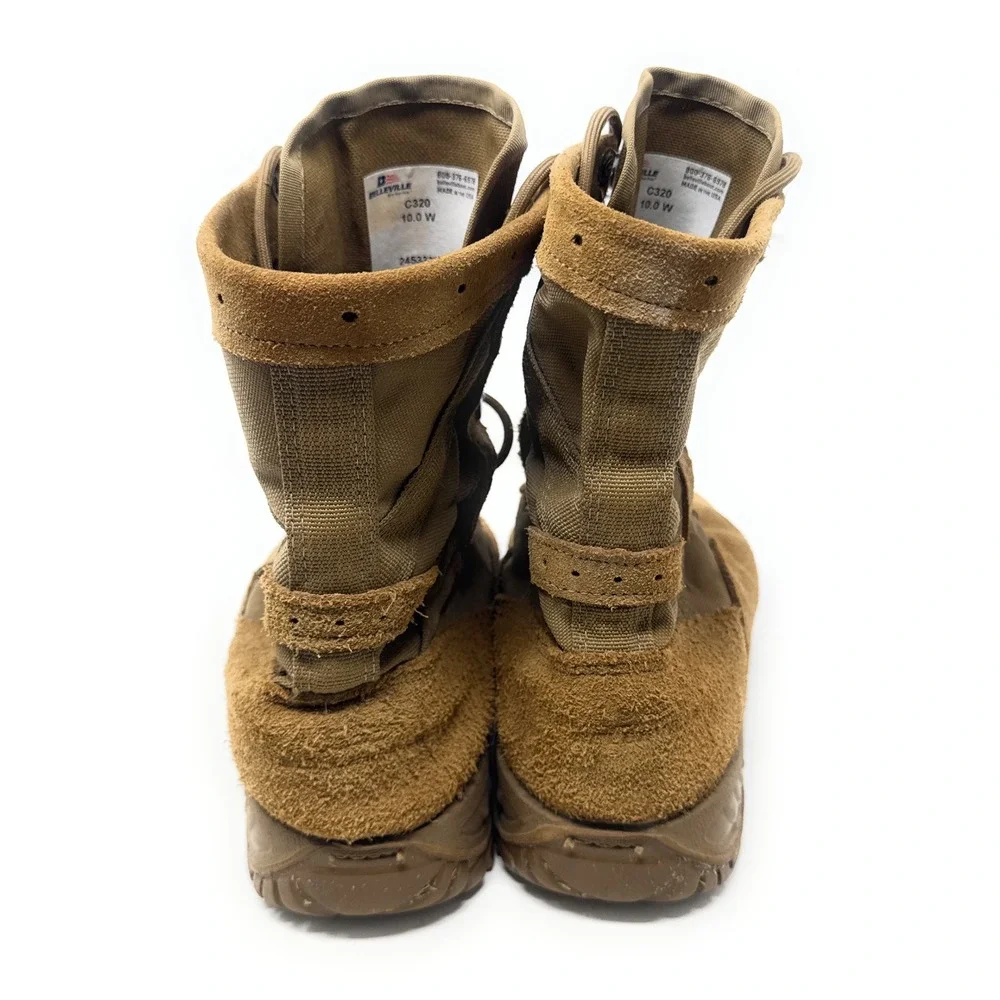 Belleville C320 Ultra Light Assault Boots Coyote Brown Desert Tan Men's Size 10W